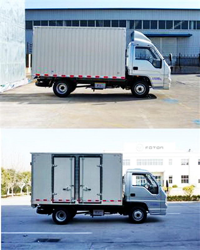 BJ5032XXY-C1福田廂式運輸車與起吊車功能解析